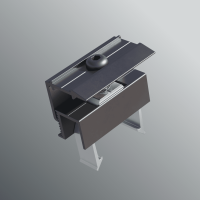 Blubase RoBoost-RoFast Endklemme universal schwarz