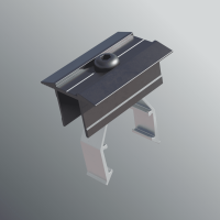 Blubase RoBoost-RoFast Mittelklemme universal schwarz