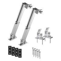 Wandhalterung für Solarmodule silbe gallery