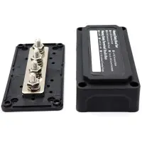 BusBar Box 4 x M8 Anschlussbolzen inkl. Abdeckung und Befest