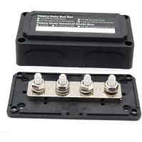 BusBar Box 4 x M8 Anschlussbolzen inkl. Abdeckung und Befest