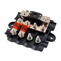 Sicherungshalter 1 x Mega + 4 x Midi Sicherung inkl. Busbar 