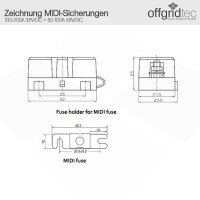 Victron MIDI-Fuse Sicherung Halter 2