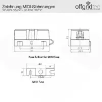 Victron MIDI-Fuse Sicherung Halter 2