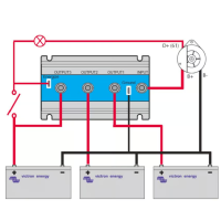 Victron Argofet 200-2 200A 2 Batterien FET Isolator 3