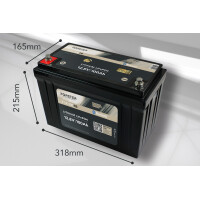 FORSTER 12,8V 100Ah Lithium Fishing Batterie BMS Smart Bluet