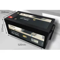 FORSTER 100Ah 38,4V Lithium Fishing Batterie BMS Smart Bluet