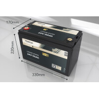 FORSTER 50Ah 25,6V LiFePO4 Premium Batterie 200A-BMS-2.1 500