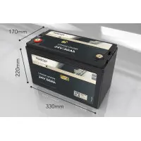 FORSTER 50Ah 25,6V LiFePO4 Premium Batterie 200A-BMS-2.0 500
