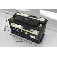 FORSTER 100Ah 12,8V LiFePO4 Premium Batterie 200A-BMS-2.0 Du