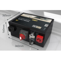 FORSTER 150Ah 12,8V LiFePO4 Premium Untersitz-Batterie 200A-