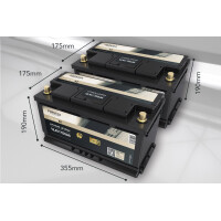 FORSTER 300Ah 12,8V LiFePO4 Premium Batterie 400A-BMS-2.0 50