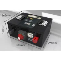 FORSTER 320Ah 12,8V LiFePO4 Premium Untersitz Batterie 300A-