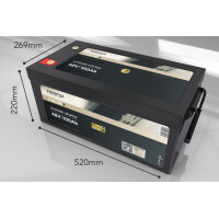 FORSTER 100Ah 51,2V LiFePO4 Premium Batterie 200A-BMS-2.1 50