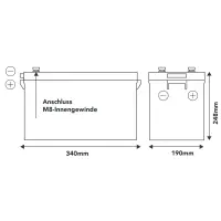 FORSTER 200Ah 12,8V 2560Wh SMART POWER Lithium LiFePO4 Batte