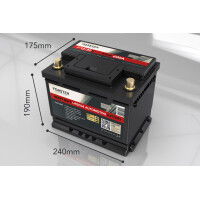 FORSTER 20Ah 12,8V LiFePO4 Starter-Batterie Heavy Duty 600A 