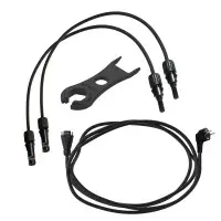 800W Balkonkraftwerk mit ultraleichten Solarmodulen mit HMS-