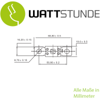 WATTSTUNDE® ANM Hochlast-Streifen-Sicherung 2 x 100 A 4