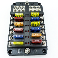 WATTSTUNDE® Plus Distributor 12 mit je 4 x 5 A, 10 A, 15