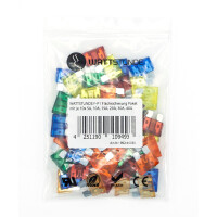 WATTSTUNDE® F-P1 Flachsicherung Paket mit je 10 x 5 A, 1