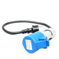 WATTSTUNDE® CEE-Adapterkabel CEE weiblich/Schuko 50 cm, 