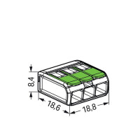 Wago Verbindungsklemme Green Range flexibel bis 4mm² - 