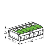 WAGO Verbindungsklemme Green Range flexibel bis 4mm² - 