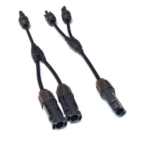 MC4 Y Stecker und Buchse Set flexi für Photovoltaik Sol