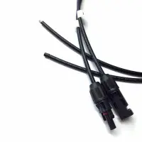 Anschlusskabel Set +/- 4mm² schwarz 2 x 10 m mit MC4 St