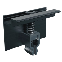 Blubase Connect Flachdach Basis Set für 1 Modul vertika