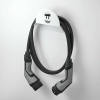 Wallbox Kabelhalter metallic (schwarz/weiß) 2