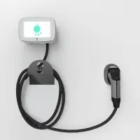 Wallbox Kabelhalter metallic (schwarz/weiß) 3