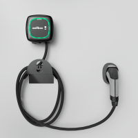 Wallbox Kabelhalter metallic (schwarz/weiß) 4